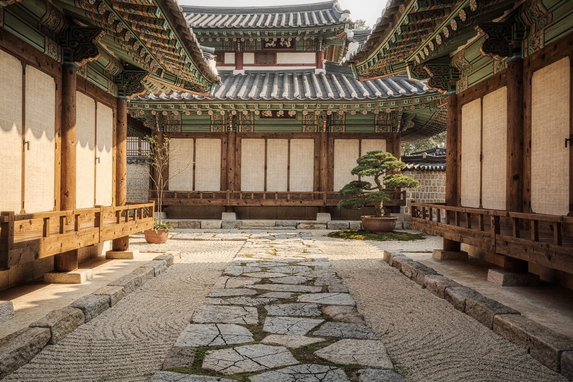 한지 전통 청첩장 썸네일