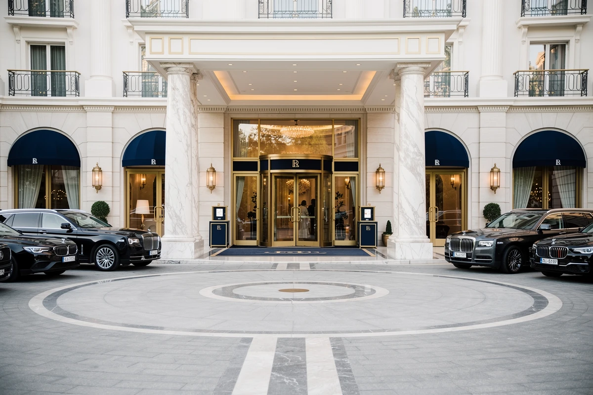 ○○ Grand Hotel 호텔 정문 (가상)